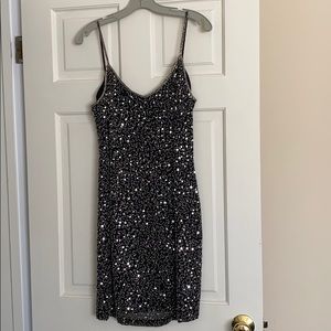 Gorgeous Silk Sequin dress (Morgan Taylor Evening)